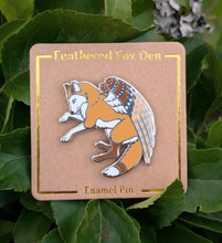 Load image into Gallery viewer, Barn Owl Fox Pin