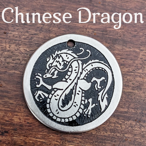 Chinese Dragon Pet Tag