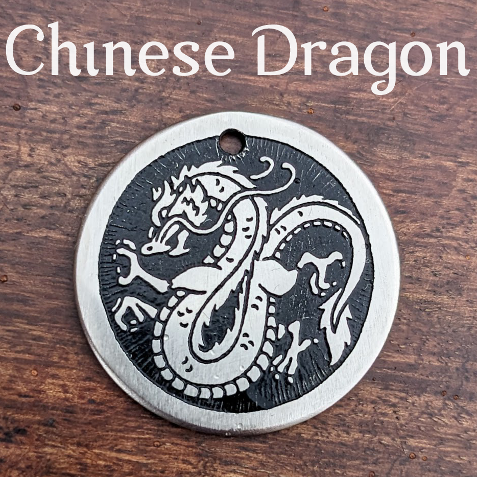 Chinese Dragon Pet Tag