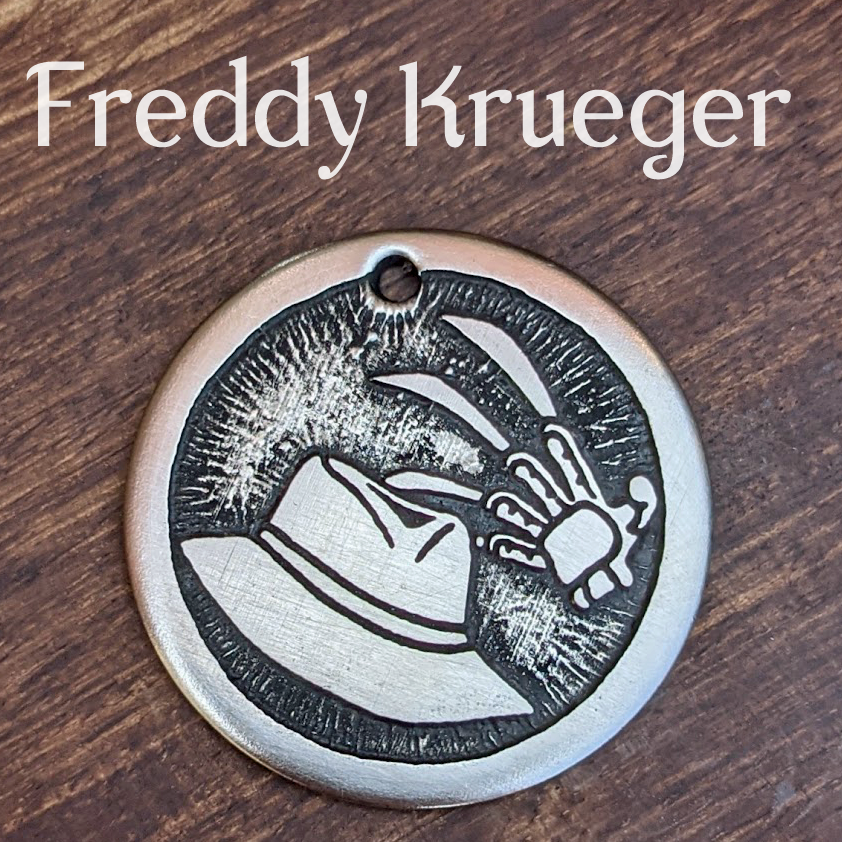 Freddy Krueger Pet Tag