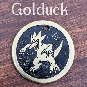 Golduck Pet Tag