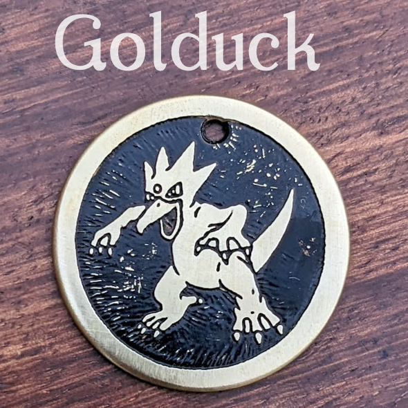 Golduck Pet Tag