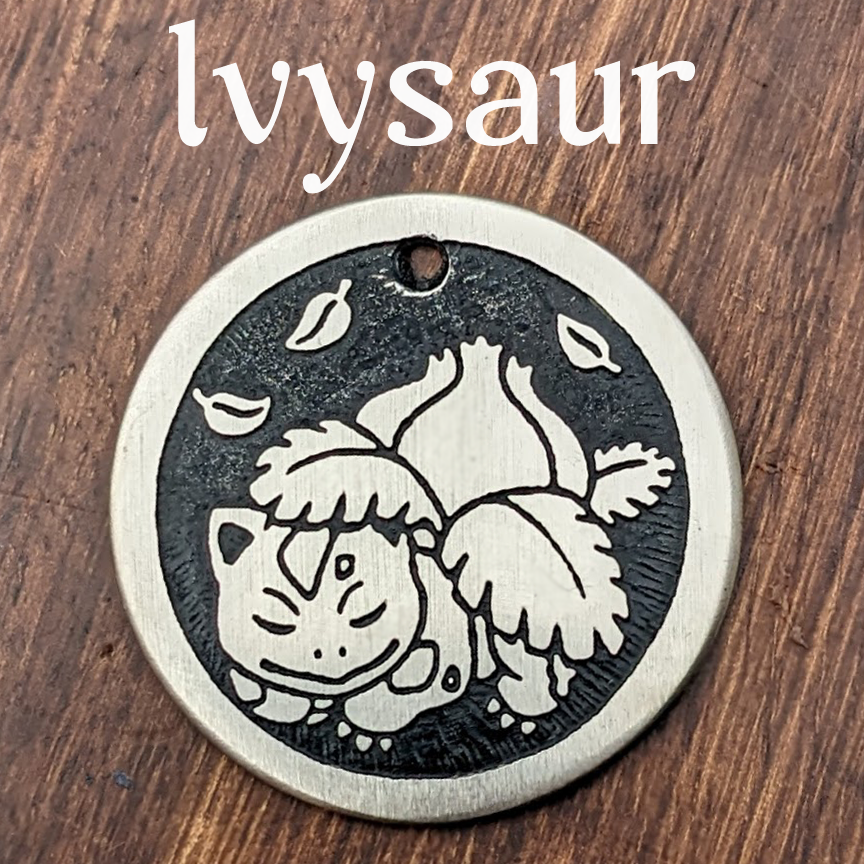 Ivysaur Pet Tag