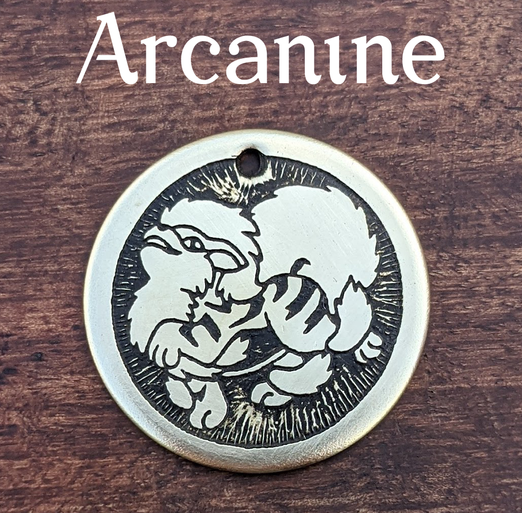 Arcanine Pet Tag