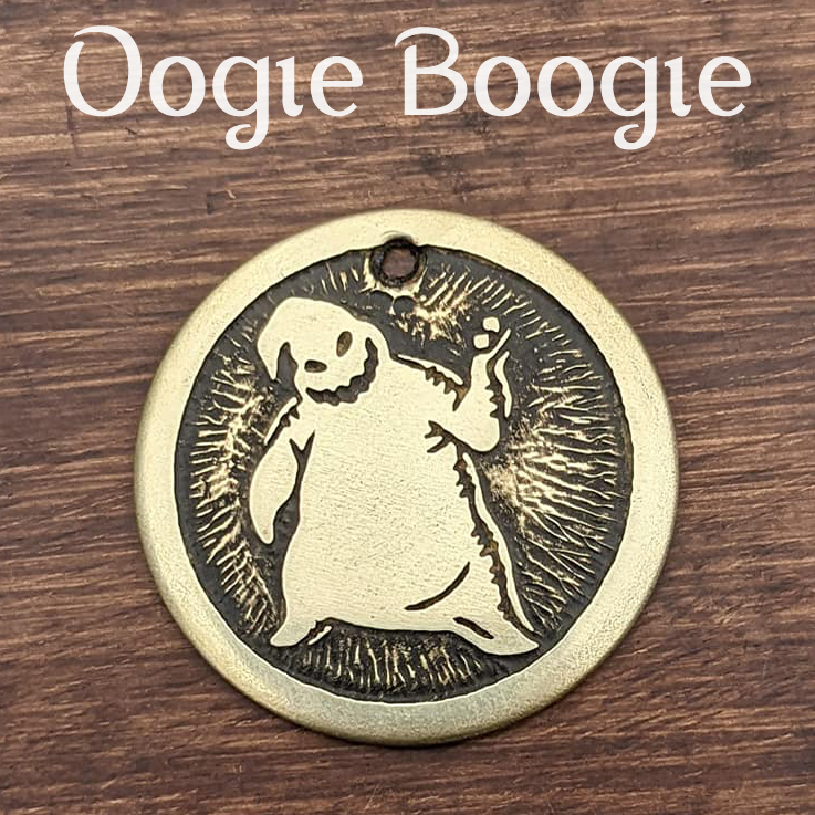 Oogie Boogie Pet Tag