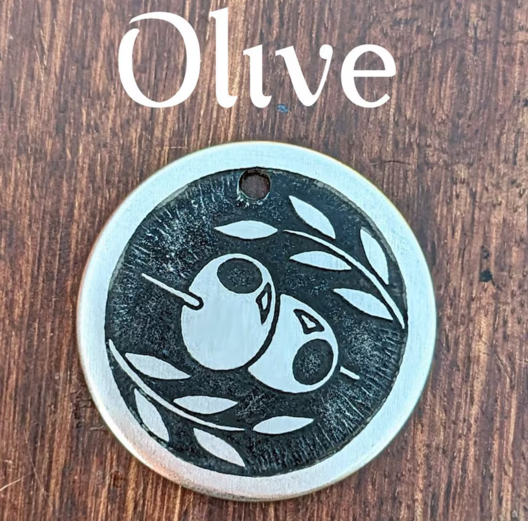 Olive Pet Tag