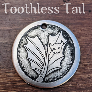 Toothless Tail Pet Tag