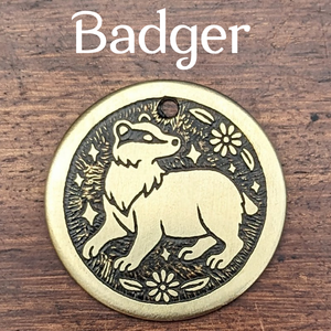 Badger Pet Tag