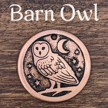 Load image into Gallery viewer, Barn Owl Pet Tag
