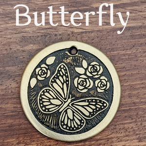 Butterfly Pet Tag