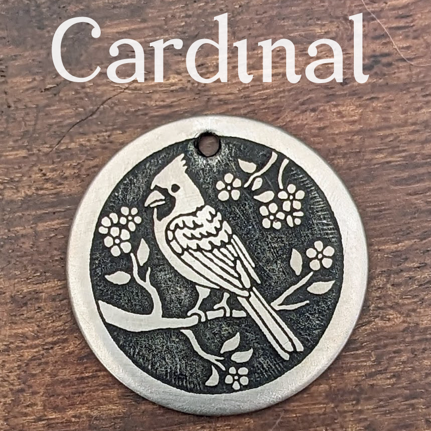 Cardinal Pet Tag