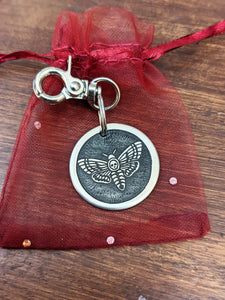 Death's-Head Hawkmoth Pet Tag