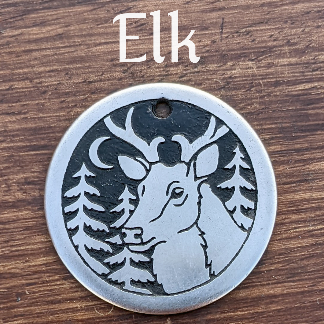 Elk Pet Tag