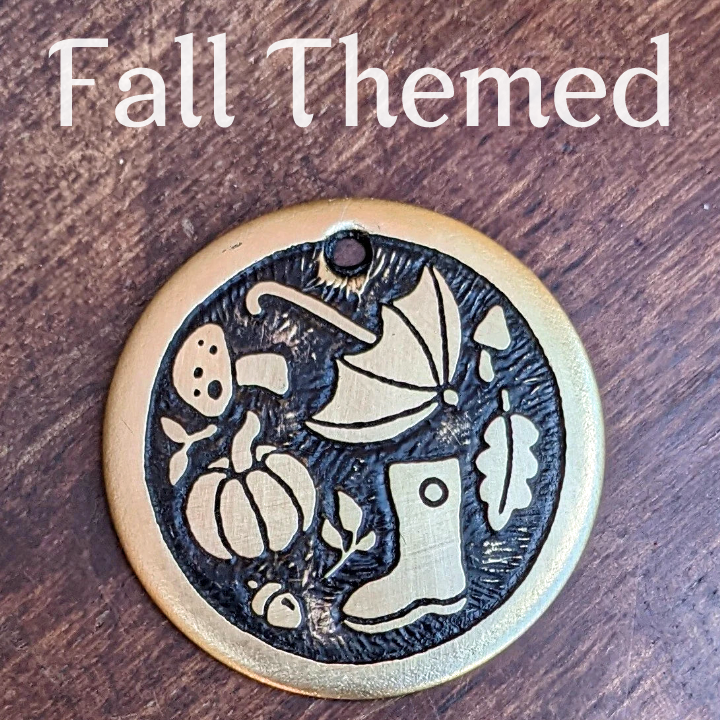 Fall Themed Pet Tag