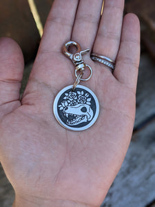 Canine Skull Pet Tag