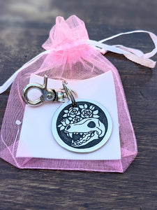 Canine Skull Pet Tag