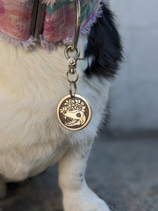 Canine Skull Pet Tag