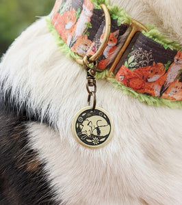 Fox Sleeping Pet Tag