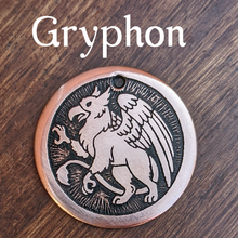 Load image into Gallery viewer, Gryphon Pet Tag
