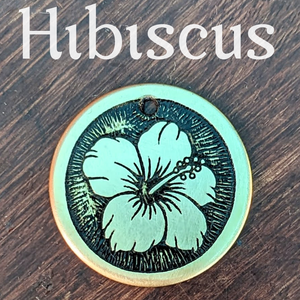 Hibiscus Pet Tag