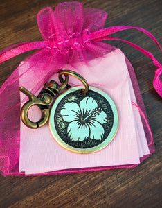 Hibiscus Pet Tag