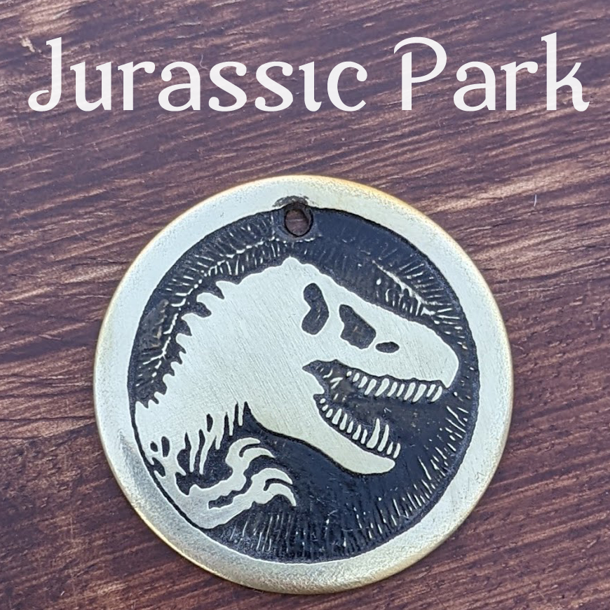 Jurassic Park Pet Tag