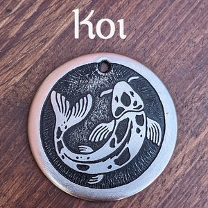 Koi Fish Pet Tag