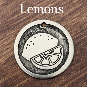 Lemons Pet Tag