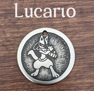 Lucario Pet Tag