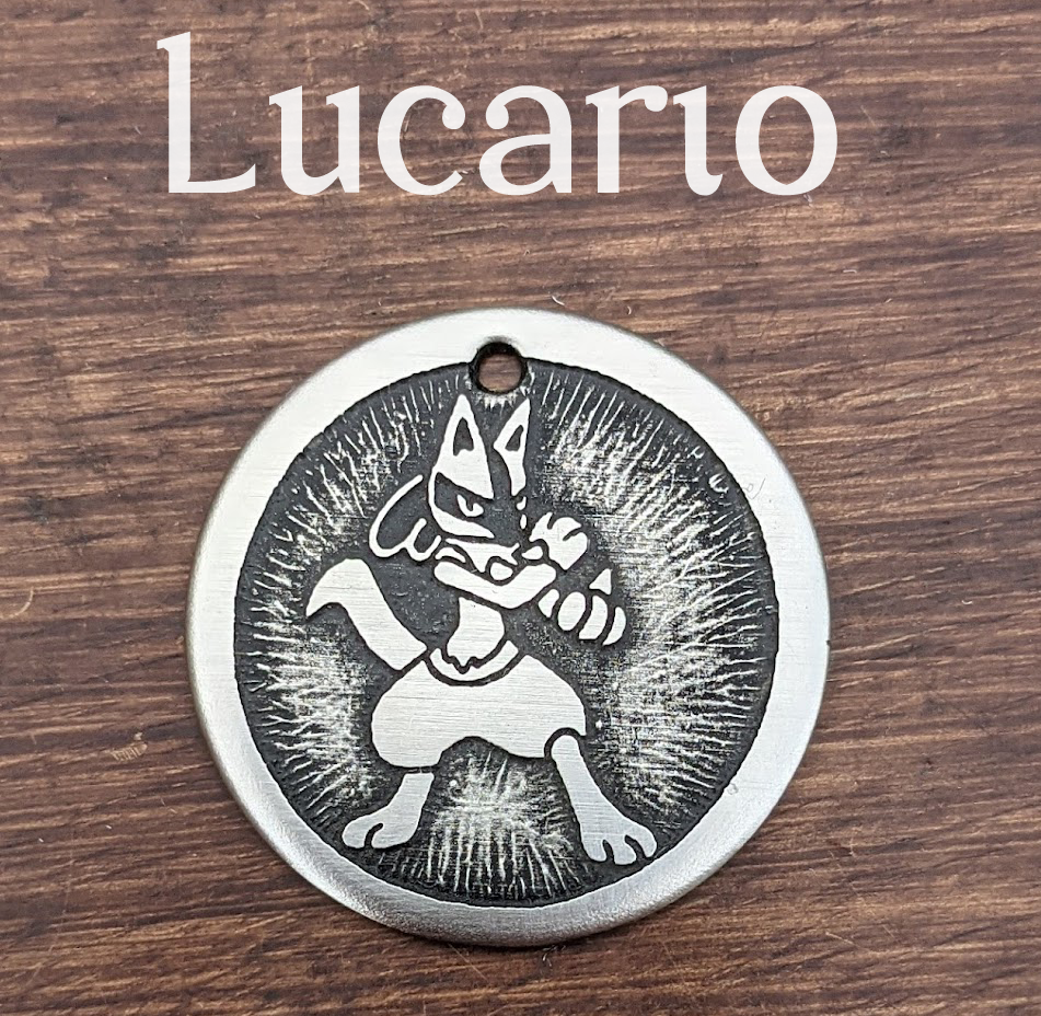 Lucario Pet Tag