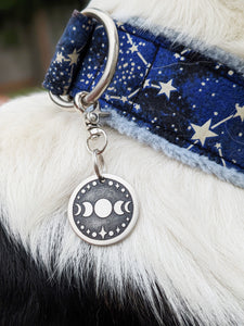 Moon Phases Pet Tag