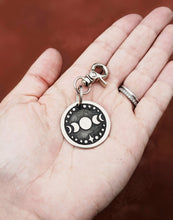 Load image into Gallery viewer, Moon Phases Pet Tag
