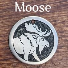 Load image into Gallery viewer, Moose Pet Tag
