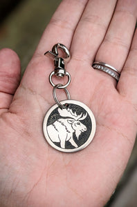 Moose Pet Tag