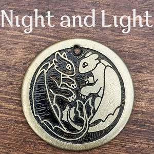 Night and Light Pet Tag