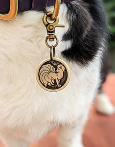 Ninetales Pet Tag