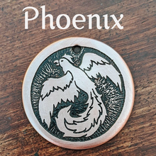 Load image into Gallery viewer, Phoenix Pet Tag
