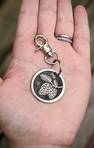 Pinecones Pet Tag