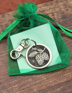 Pinecones Pet Tag