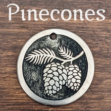 Load image into Gallery viewer, Pinecones Pet Tag
