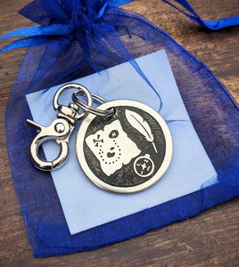 Pirate Map Pet Tag