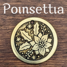 Load image into Gallery viewer, Poinsettia Pet Tag
