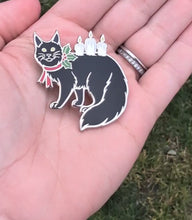 Load and play video in Gallery viewer, Yule Cat Pin
