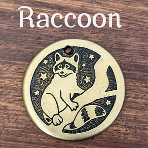 Raccoon Pet Tag