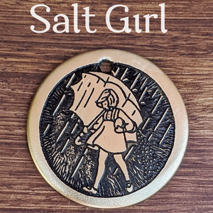 Salt Girl Pet Tag