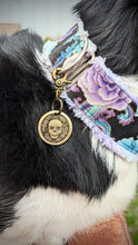 Load image into Gallery viewer, Skull with Roses Pet Tag
