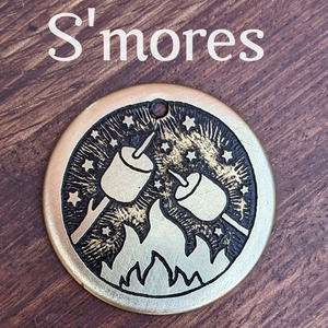 S'mores Pet Tag