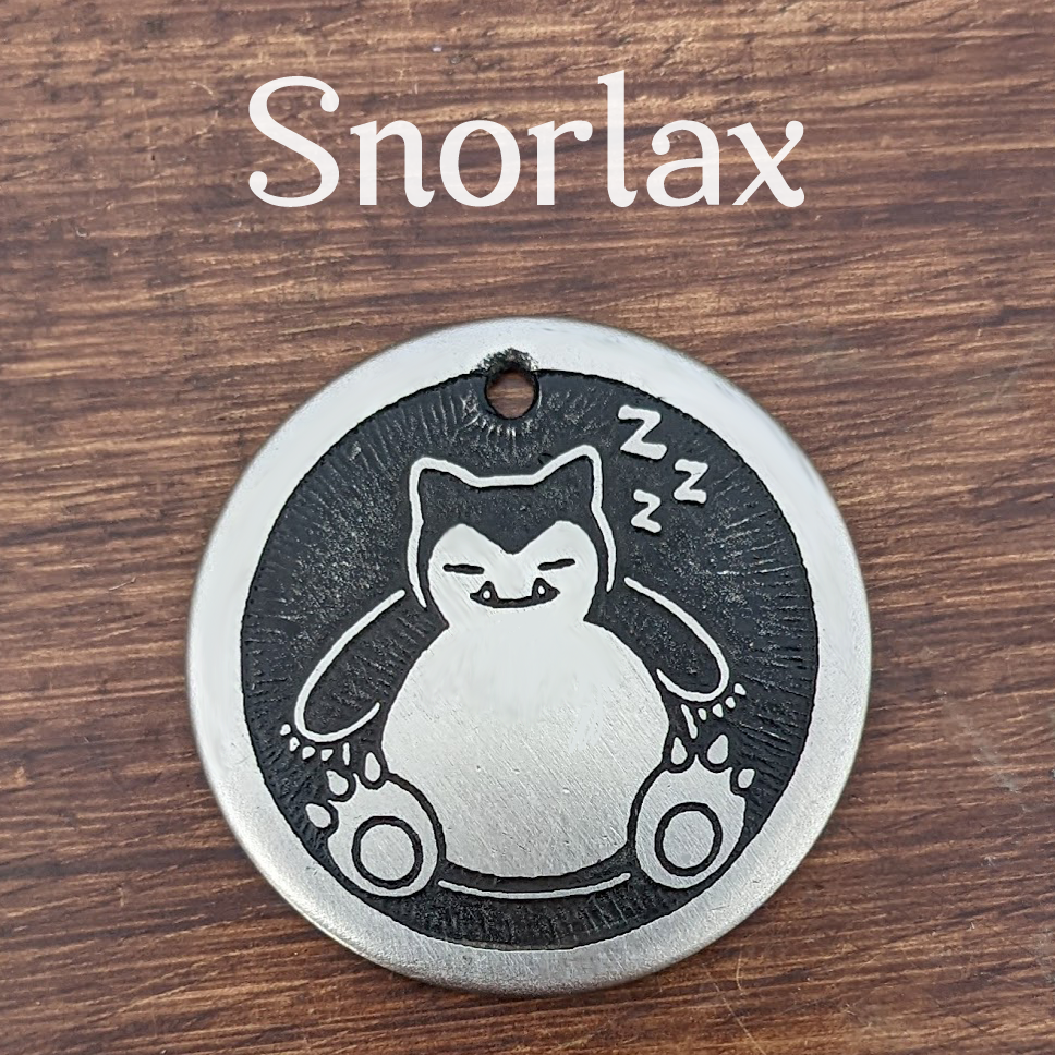 Snorlax Pet Tag