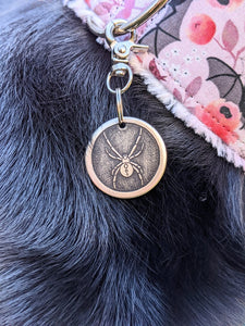 Black Widow Pet Tag