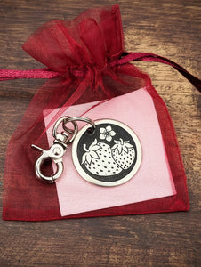 Strawberries Pet Tag